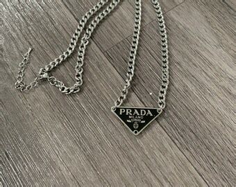 prada logo ketting|prada logo logo.